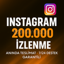 ANINDA / GARANTİLİ 200.000 İNSTAGRAM İZLENME