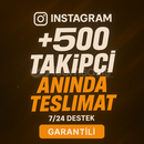 ANINDA / GARANTİLİ 500 İNSTAGRAM TAKİPÇİ 