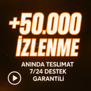 ANINDA / GARANTİLİ 50.000 İNSTAGRAM İZLENME