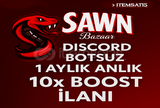 ⭐ Anında | Garantili Botsuz 1 Aylık 10x Boost