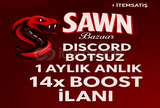 ⭐ Anında | Garantili Botsuz 1 Aylık 14x Boost
