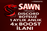 ⭐ Anında | Garantili Botsuz 1 Aylık 4x Boost