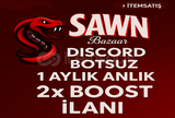 ⭐ Anında | Garantili Botsuz 1 Aylık 2x Boost