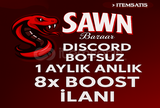 ⭐ Anında | Garantili Botsuz 1 Aylık 8x Boost
