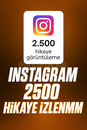 ANINDA / GARANTİLİ İNSTAGRAM 2500 STORY İZLENME