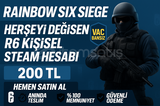 ⭐[ANINDA]⭐HERŞEYİ DEĞİŞEN SIFIR R6 HESABI⭐