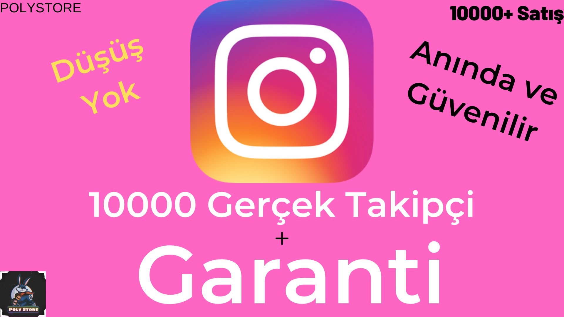 [ANINDA] Instagram 10000x Gerçek Takipçi