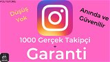[ANINDA] Instagram 1000x Gerçek Takipçi
