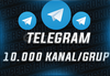 ⭐ŞİPŞAK GÖNDERİM⭐10.000 TELEGRAM KANAL UYESI