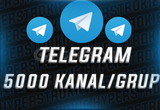 ⭐ŞİPŞAK GÖNDERİM⭐5000 TELEGRAM KANAL UYESI