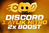 Anında kullan | 2 adet 1 Aylık 2x Boost Nitro