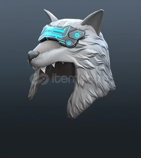 ⭐Roblox❤️Cyberpunk Wolf Hat ⭐Roblox❤️Cyberpunk Wolf Hat