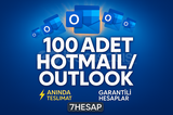 ⭐[ANINDA OTO]⭐100 ADET OUTLOOK/HOTMAIL HESABI