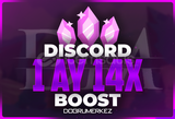 ⚡1 AYLIK 14X DİSCORD BOOST 7/24