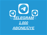  ANINDA TESLİM 1.000 Telegram Üye 