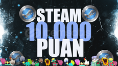 ⭐ANINDA TESLİM⭐BANSIZ 10.000 STEAM PUAN⭐