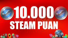 ⭐ANINDA TESLİM⭐BANSIZ 10.000 STEAM PUAN⭐