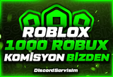 ⭐ANINDA TESLİMAT⭐ 1000 Robux + KOMİSYON BİZDEN