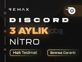 Otomatik | 3 Aylık 2x Boostlu Discord Nitro