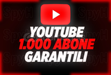 ⭐[ANINDA TESLİMAT] YOUTUBE 1000 ABONE