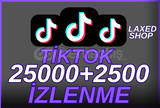 (ANINDA) TİKTOK 25000 İZLENME (2500 HEDİYELİ)