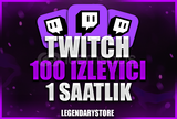 [ ANINDA ] TWİTCH 1 SAAT 100 İZLEYİCİ GARANTİLİ