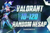 [ANINDA] Valorant 10 - 120 Skin Random Hesap⭐️