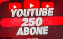 ⭐[ANINDA] YOUTUBE 250 ABONE ⭐
