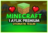 Anlık | 1 AYLIK MİNECRAFT PREMİUM