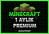 Anlık | 1 Aylık Minecraft Premium + Garanti