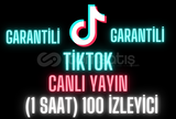 ⭐(ANLİK) 1 SAAT 100 CANLI İZLEYİCİ TİKTOK⭐