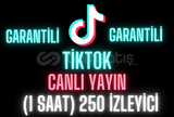 ⭐(ANLİK) 1 SAAT 250 CANLI İZLEYİCİ TİKTOK⭐