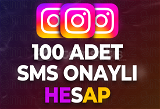 ANLIK | 100 Adet Instagram | SMS Onaylı DOLU