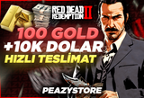 ⭐Anlık | 100 GOLD + 10K DOLAR | RDR 2 ONLİNE ⭐