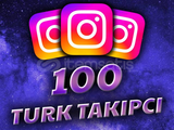 ⭐Anlık | 100 Türk Takipçi