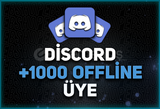 ANLIK | 1000 Adet Discord Offline Üye