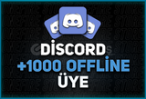 ANLIK | 1000 Adet Discord Offline Üye