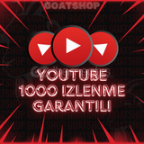 [ANLIK] 1.000 ADET YOUTUBE İZLENMESI +KALİTELİ