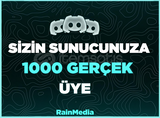 ⭐[ANLIK] 1000 Gerçek Üye !!!