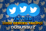 ⭐[KALİTELİ!] 1000 TWİTTER TAKİPÇİ DÜŞÜŞ OLMAZ