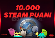 ⭐[HIZLI]⭐ 10.000 STEAM PUANI + GARANTİ ⭐