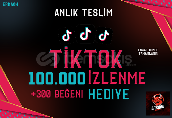 | 100K İZLENME + 300BEĞENİ HEDİYE | 100K İZLENME + 300BEĞENİ HEDİYE