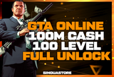 ⭐100M Cash + 100 Level + FULL Unlock⭐