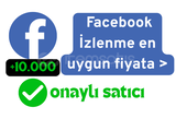 ANINDA 10K FACEBOOK İZLENME GARANTİLİ