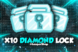⭐ANLIK⭐ 10X Diamond Lock / GROWTOPİA