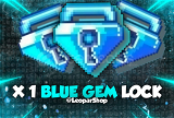 ⭐ANLIK⭐ 1X Blue Gem Lock / GROWTOPİA