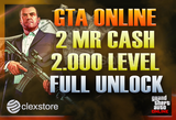 Anlık | 2 MR Cash + 2000 Level + FULL Unlock