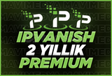 ⭐[Anlık] 2+ YILLIK İPVANİSH PREMİUM +GARANTİ