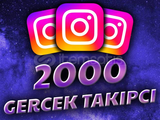 ⭐Anlık | 2000 Gerçek Takipçi