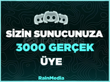 ⭐[ANLIK] 3000 Gerçek Üye !!!